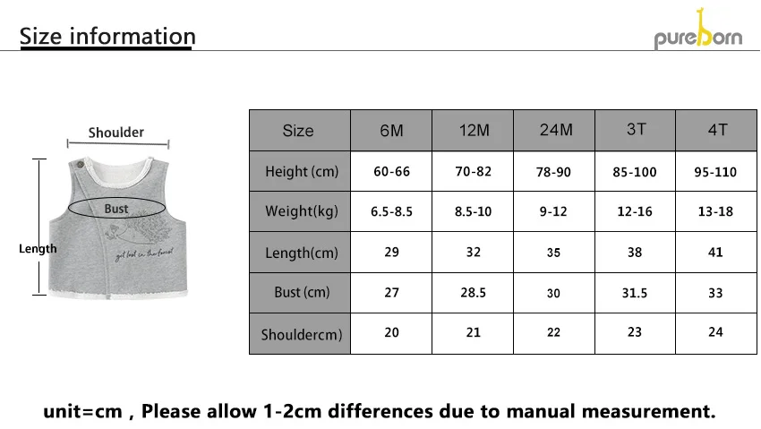 Pureborn/детские безрукавки; топы без рукавов с рисунком ежика; хлопковые флисовые жилеты; одежда для маленьких мальчиков; весенне-осенняя верхняя одежда