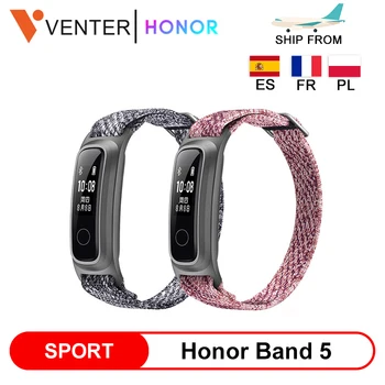 

Original Huawei Honor Band 5 Basketball i Ver Smart Wristband Sports Running Waterproof 5ATM Sleep Nap Honor Band 5 Sports
