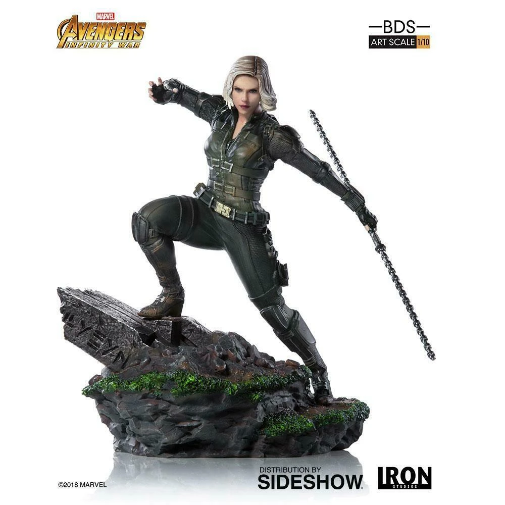 Marvel Black Widow Мстители статуи Scarlet Johansson Iron Studio 1/10 весы фигурка игрушка Brinquedos фигурка модель подарок