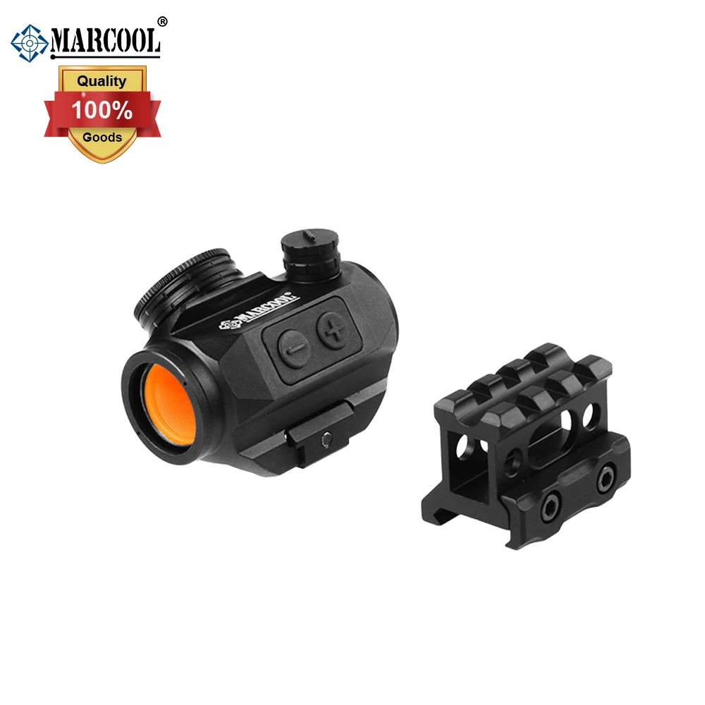 MARCOOL Optics тактический прицел 1x20 красная точка рефлекс с Weaver Picatinny Rail длительное