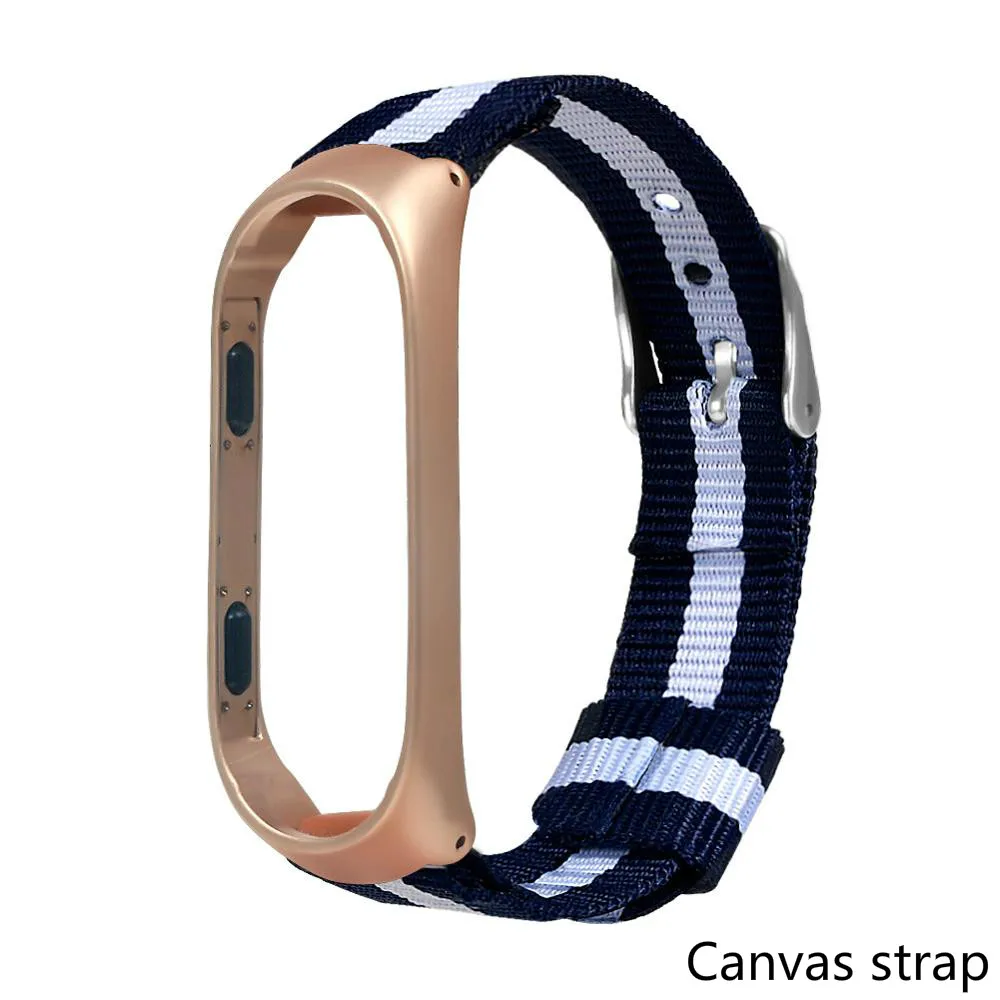 Canvas-A3 Leecnuo Xiaomi mi Band 3 ремешок mi Band 3 металлический браслет из нержавеющей стали ремешок mi lanese магнит/Пряжка mi Band 3 ремешок - Цвет ремешка: Canvas-A3