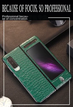 

For Galaxy Fold Case W20 W2020 case 360 Full Protection Matte Real Leather Luxury Protective Phone Cover galaxy fold case