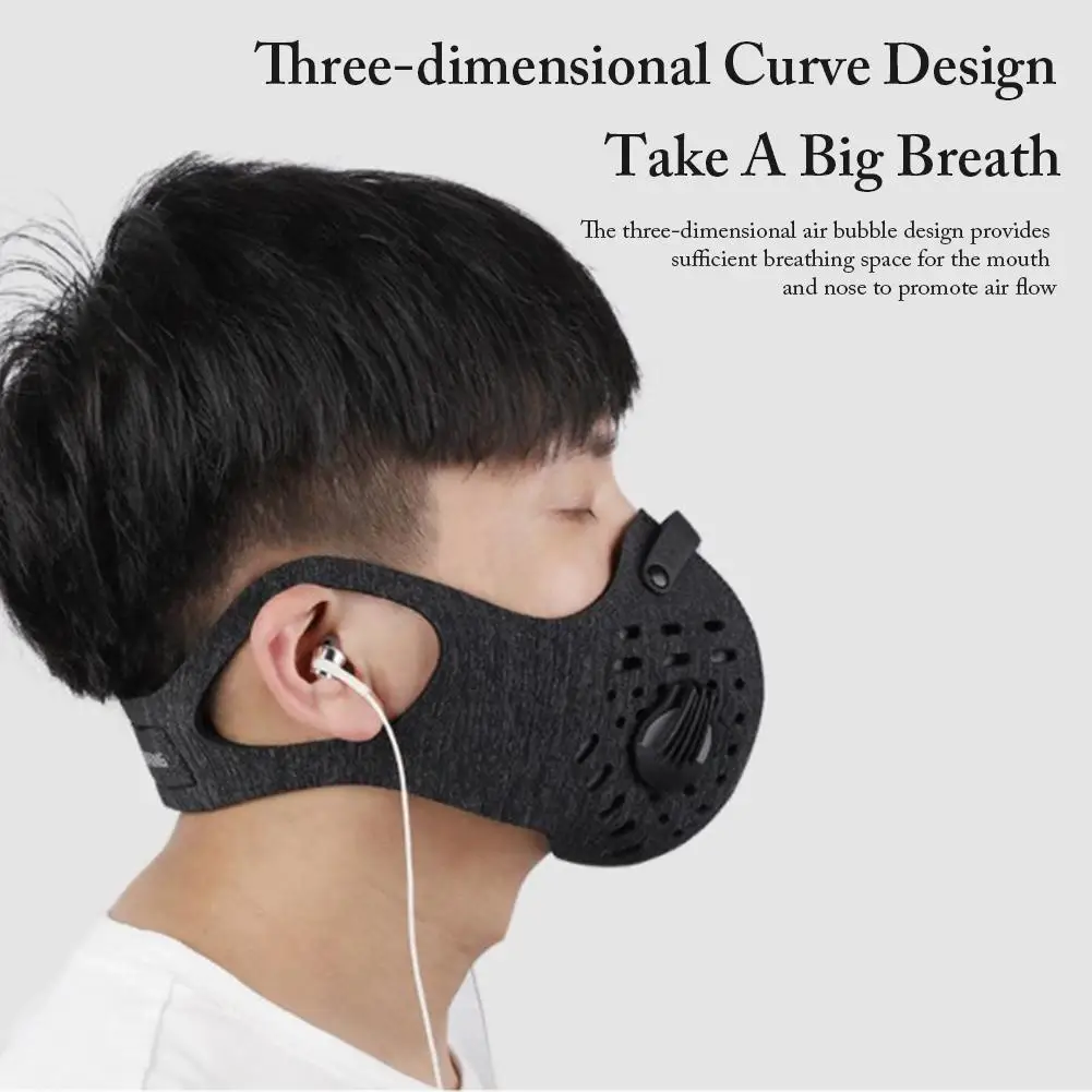 

PM2.5 Anti Pollution Mask Washable Mascherine Antivirus Cycling Dustproof Proteccion Reusable Air Face Mask Shield Random Color