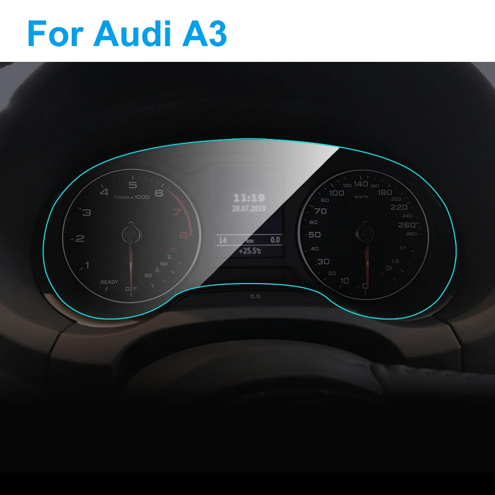 Защитная пленка для приборной панели автомобиля Audi A3 8P 8V 2009 2019 мембрана защитная