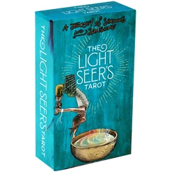 Jeu de 78 cartes de Tarot Light Seer'S, couleur et Guide, outil de guérison et de guidage 