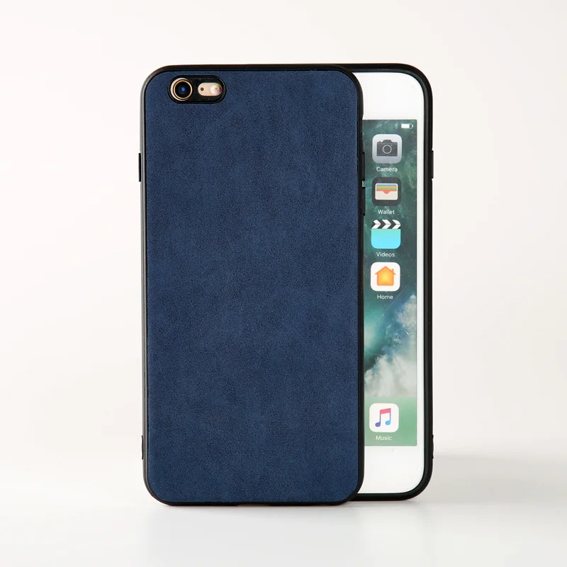 

Phone Cases For IPhone 7 8 Plus X Xs Max Case High Quality Crazy Horse Leather Print Cover For 6 6s 6p 7p 8p Case Fitted Case