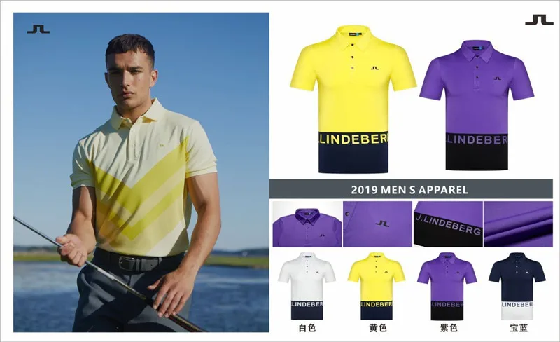 

QMen Sportswear Short sleeve DESCENTE Golf T-shirt 3colors Golf clothes S-XXL in choice Leisure Golf shirt Free shipping