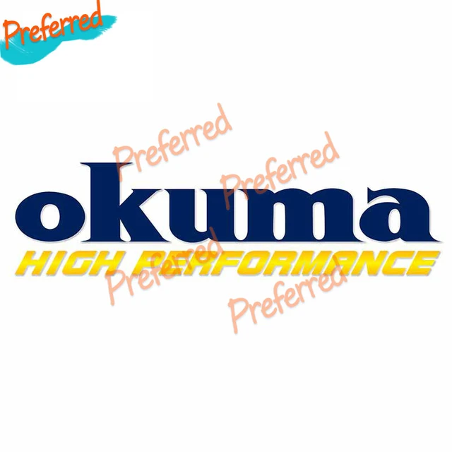 OKUMA Fishing Boat Rod Sea Bass Decal Motocross Racing Laptop