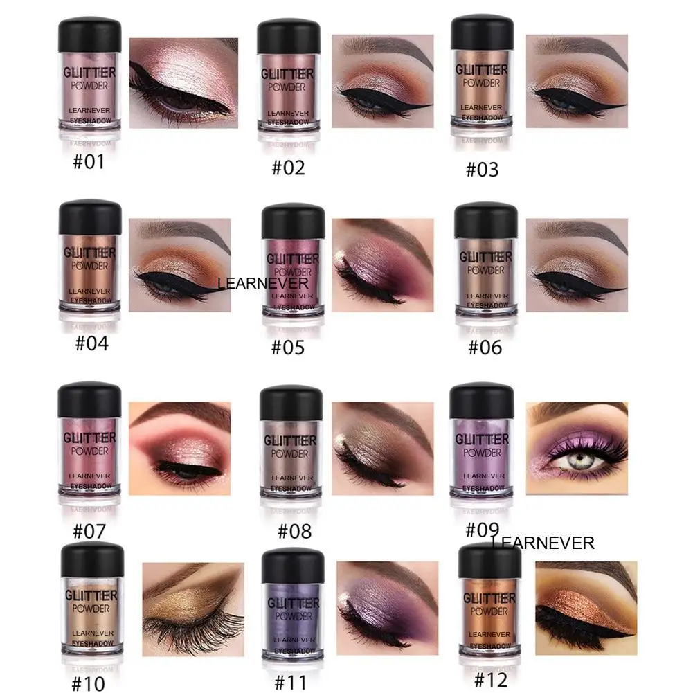 Матовые тени для век Shimmer Eye Shadow Eyes Makeup Pallete блеск водостойкий стойкий макияж Easywear 4 цвета