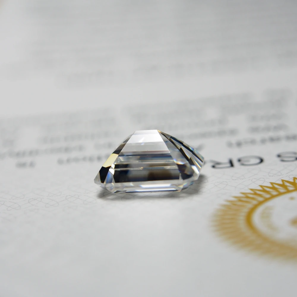 10*12 мм изумруд 6 04 карат VVS Moissanite супер белый свободный алмаз для свадьбы