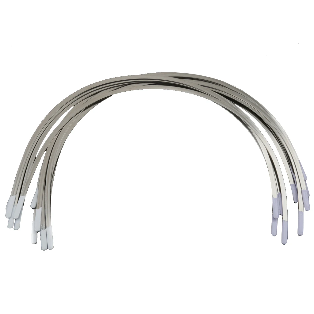 6 Pairs/Lot Stainless Steel Handmade Bra Underwire Silver Replacing