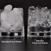 Comfort Clear Ice Cube Maker Machine | First Cubes In 15 Minutes 28 lbs. of Ice in 24 Hours | Counter top Portable Stainless 4