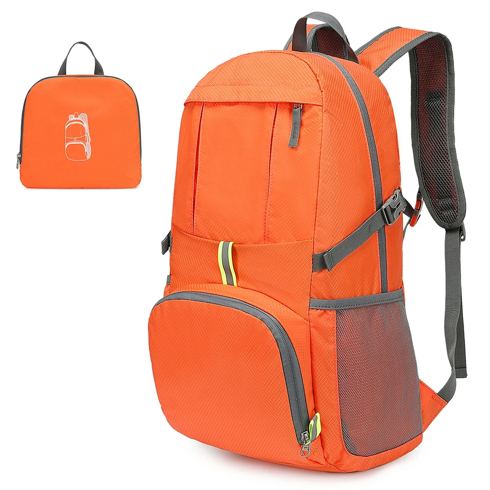 Купить 35L Lightweight Folding Backpack Water Repellent Bag Pack for Camping Climbing Hiking Outdoor Women Men Travel  Спорт и развлечения | Сумки и корзины для велосипеда (4000324797184)