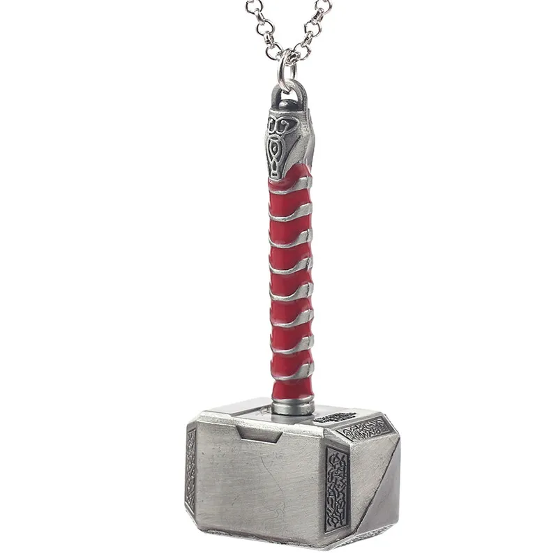 Марвел Тор ожерелье молоток Mjolnir 1:1 подвеска Темный мир Локи оружие месть