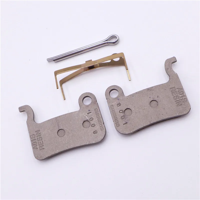 1 pair Оригинальные SHIMANO A01S MTB дисковые Тормозные колодки из смолы для BR-M975/M775/M596/M595/M665 - Цвет: 1 pair