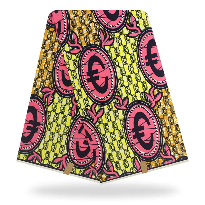 Самая популярная 6 ярдов настоящая Датская восковая гарантировано натуральный воск 6 ярдов африканская Анкара швейная ткань хлопок Y90814-10