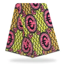 Самая популярная 6 ярдов настоящая Датская восковая гарантировано натуральный воск 6 ярдов африканская Анкара швейная ткань хлопок Y90814-10