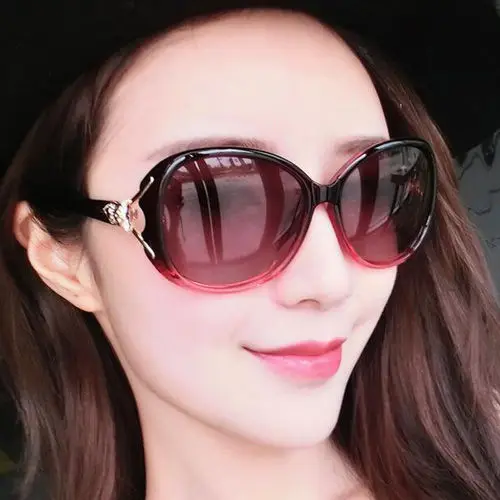 Sunglasses Women's Spring and Summer Fashion Star Models Big Frame Frog Glasses Ladies Sun Eyes