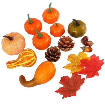

1 Set Halloween Pumpkin Decor Simulation Artificial Pumpkin Prop Decorative Photography Props for Festival Halloween Home