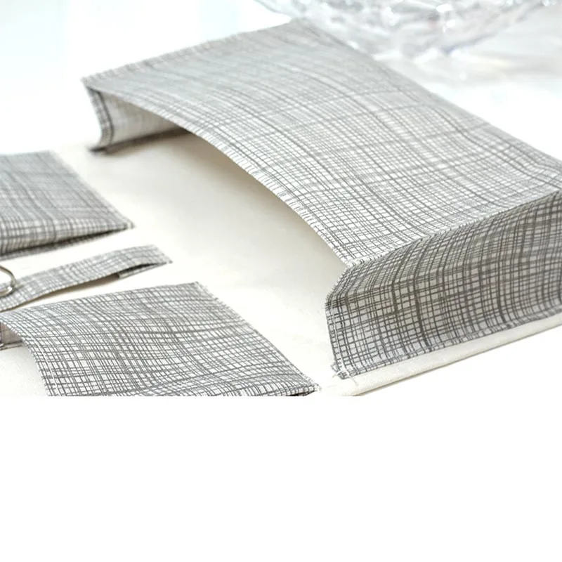 Настенный шкаф подвесной органайзер для ключей всякой всячины из хлопка и льна