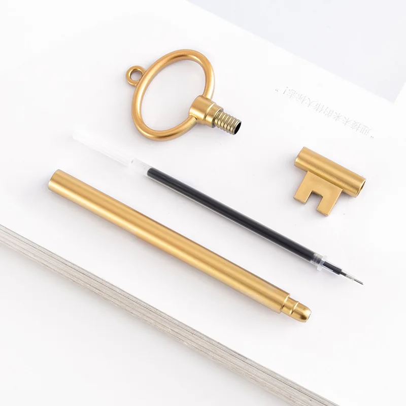 Coloffice креативный канцелярский ключ для укладки гелевая ручка милые Мультяшные в форме конфеты цветной обучающий офис Ретро гелевая ручка оптом 0,5 мм 1 шт