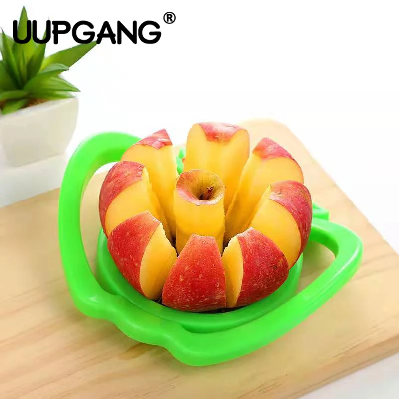 Большой размер в форме яблока из нержавеющей стали для резки фруктов устройство для резки яблок резак яблоки разделители нож кухонные инструменты для приготовления пищи