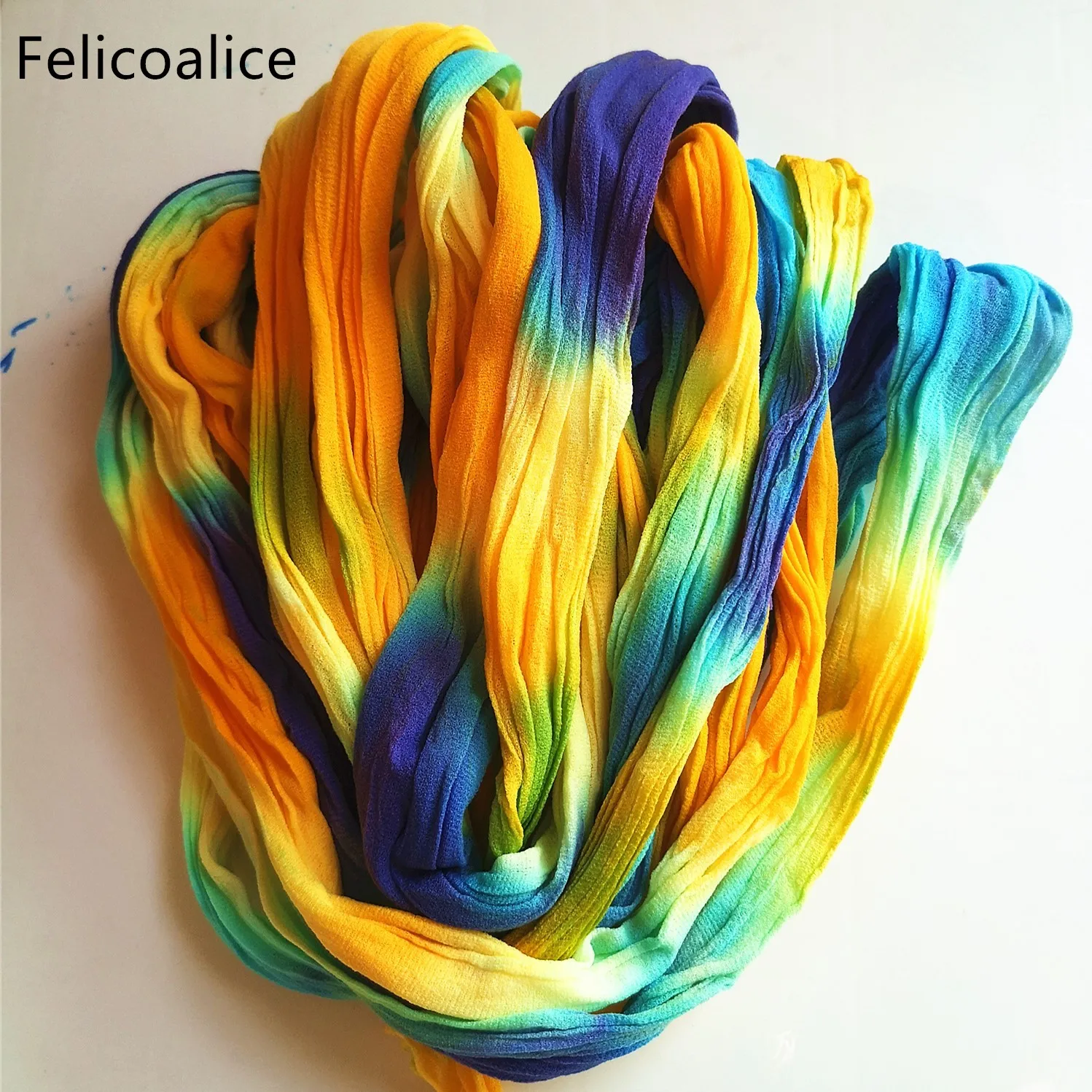 5pcs Nature Length Gradient Color Tensile Nylon Stocking