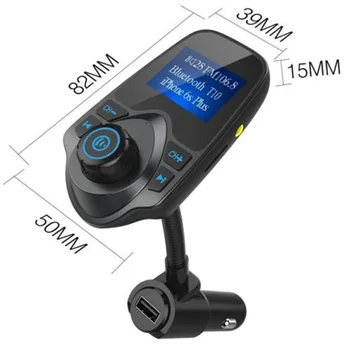 

Car FM RF Transmitter Bluetooth Adapter For Mobile Phone Handfree MP3 WMA FLAC