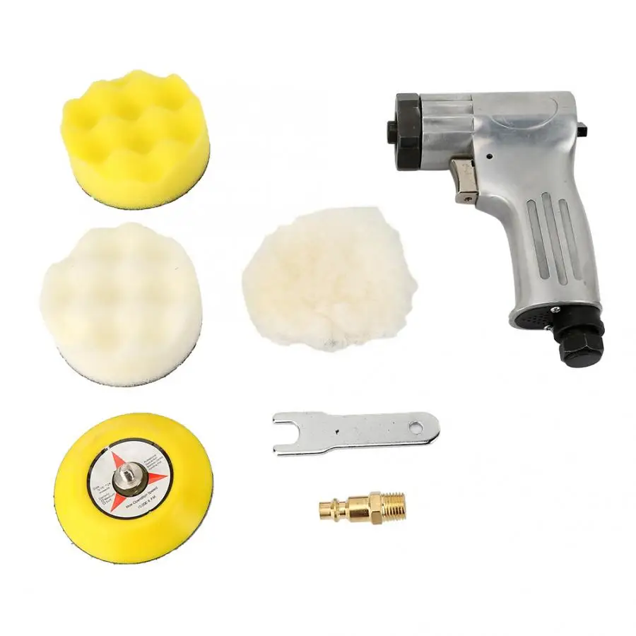 

AT216-3 3 Inches Polishing Machine Air Sander Pneumatic Polisher Machine Set Air Grinder Polishing Machine Tool Car Polishing