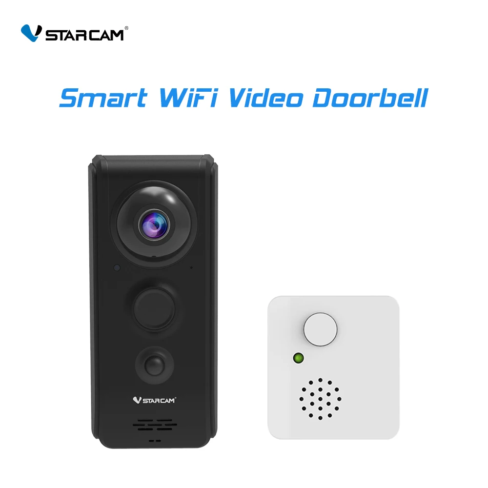 

Vstarcam Smart WiFi Video Doorbell Camera Waterproof 720P HD Video Door Bell 2 Way Doorbell Intercom Phone APP Control Camera