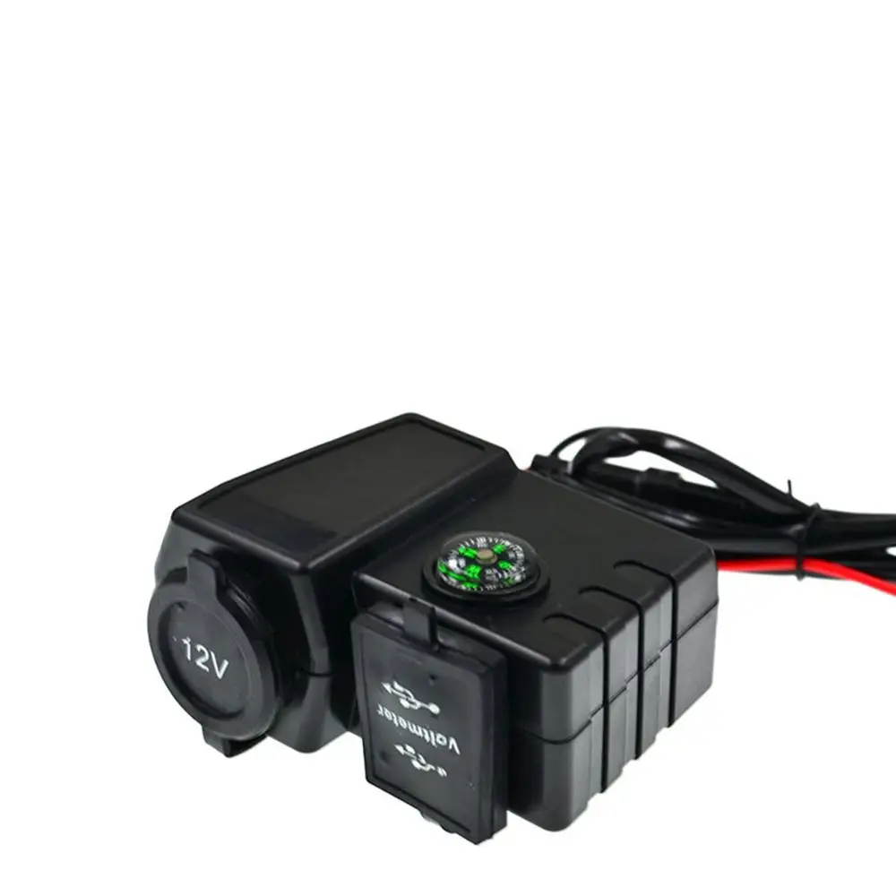Мотоцикл модифицированный автомобильный навигатор USB ЗУ для мобильного телефона кросс-Райд 12V Водонепроницаемый автомобильное зарядное устройство прикуриватель