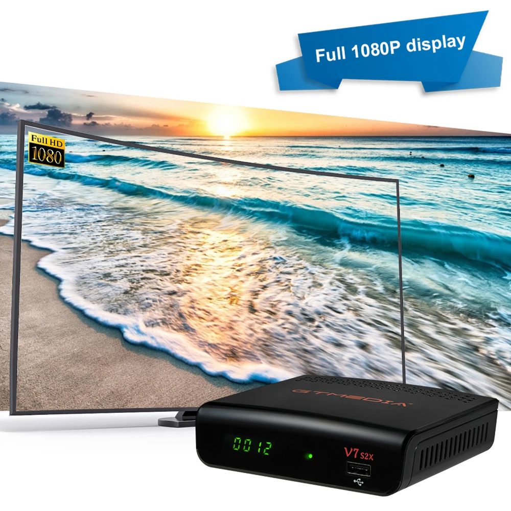 Atualização do Receptor de gt Receptor de Satélite Gtmedia Original 1080p Media V7s hd H.265 Usb Wi-fi Nenhum Aplicativo Incluído v7 S2x Dvb-s2 - Image 2