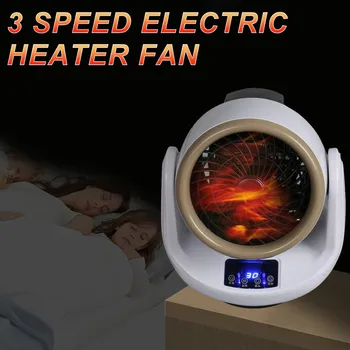 

500W Electric Heater Fan Room Space Heater Air Heating Winter Comfortable Warmer Device Wall 220V Home Office Mini Portable 2019