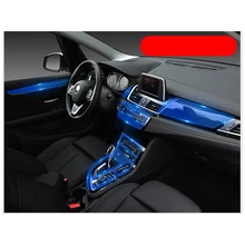 Lsrtw2017 TPU transparent Car Interior Film Central Control Protective Sticker for Bmw 2 series F45 F46 F22 F23 218d 218i