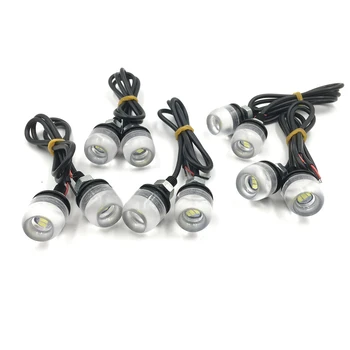 

10pcs 18mm 5630 LED DRL Eagle Eye Daytime Runing Lights Warning Fog lights with Parking signal Tail Lamp White 12V