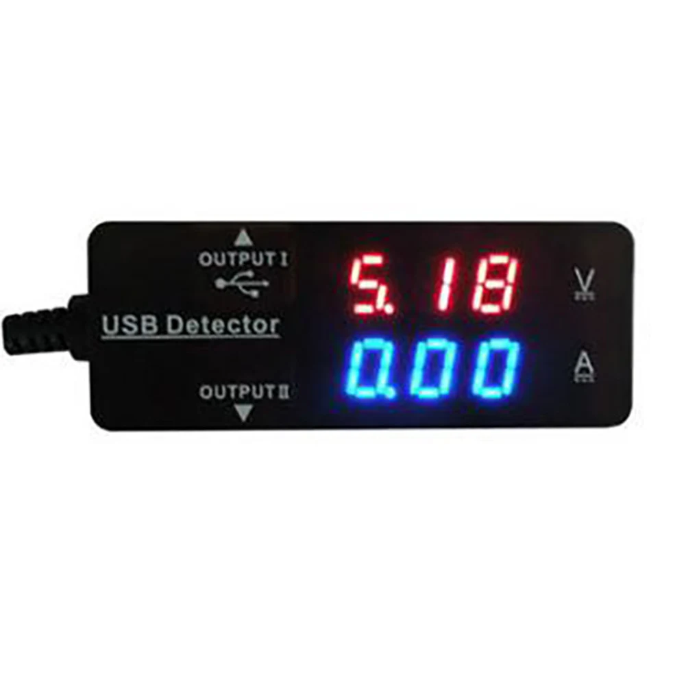 Зарядное устройство емкость USB тестер напряжения Карманный индикатор заряда аккумулятора измерительный ток портативный светодиодный цифровой Высокочувствительный электрический