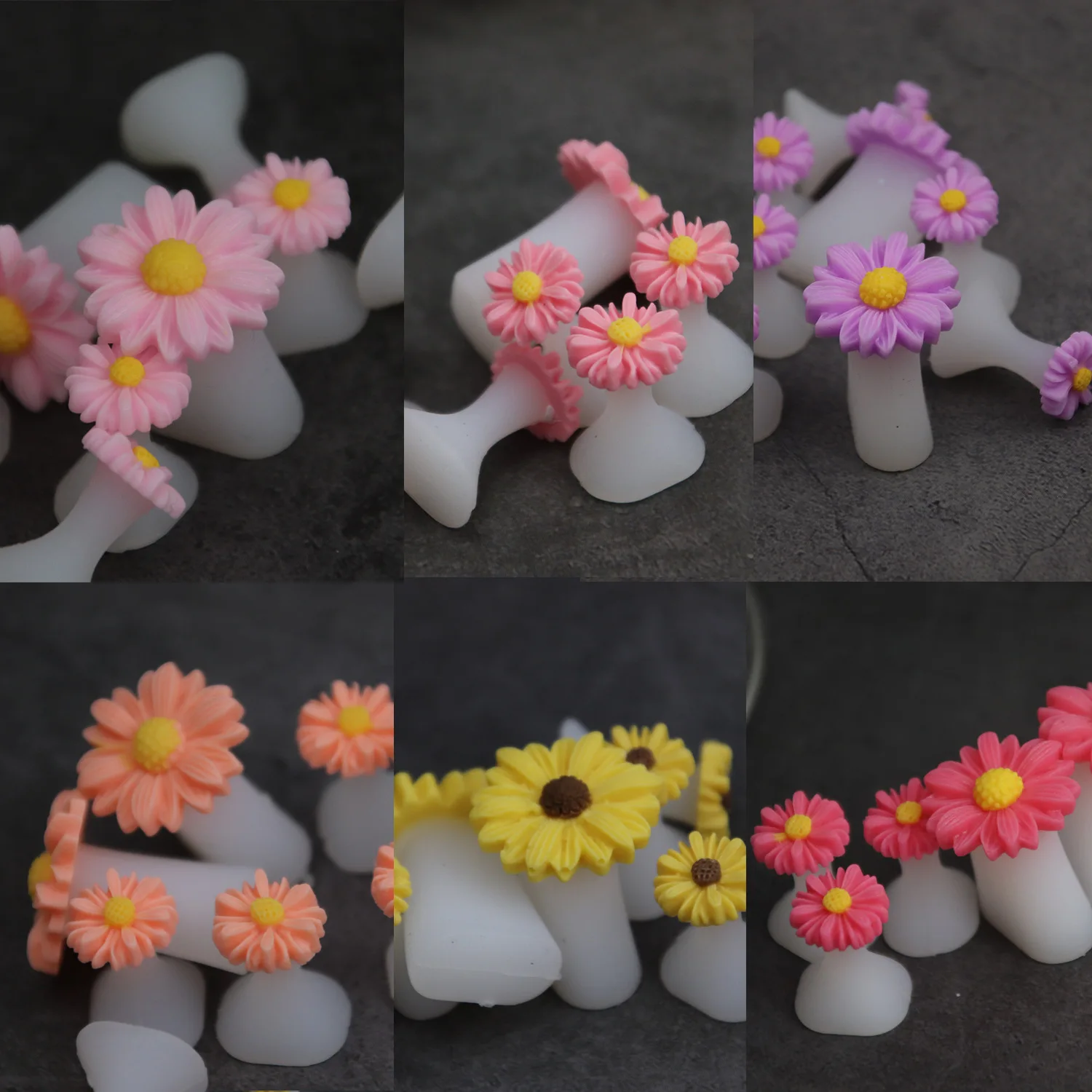 Daisy Silicone Toe Separator Foot Finger Divider Manicure Pedicure Care Nail Art Tool 8pcs