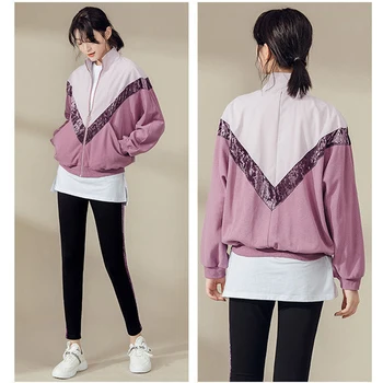 

2020 spring new women's cardigan casual sportswear suit loose fashion sweater three-piece running suit