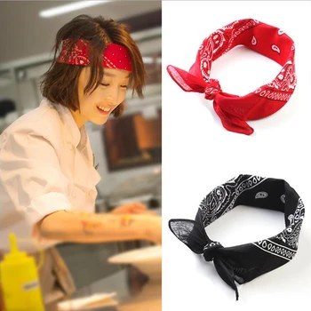 

Rabbit Ear Knotted Headband New Fashion Makeup Yoga Hair Accessories Retro Printed Rabbit Ears Hair Ties Hot Hairband
