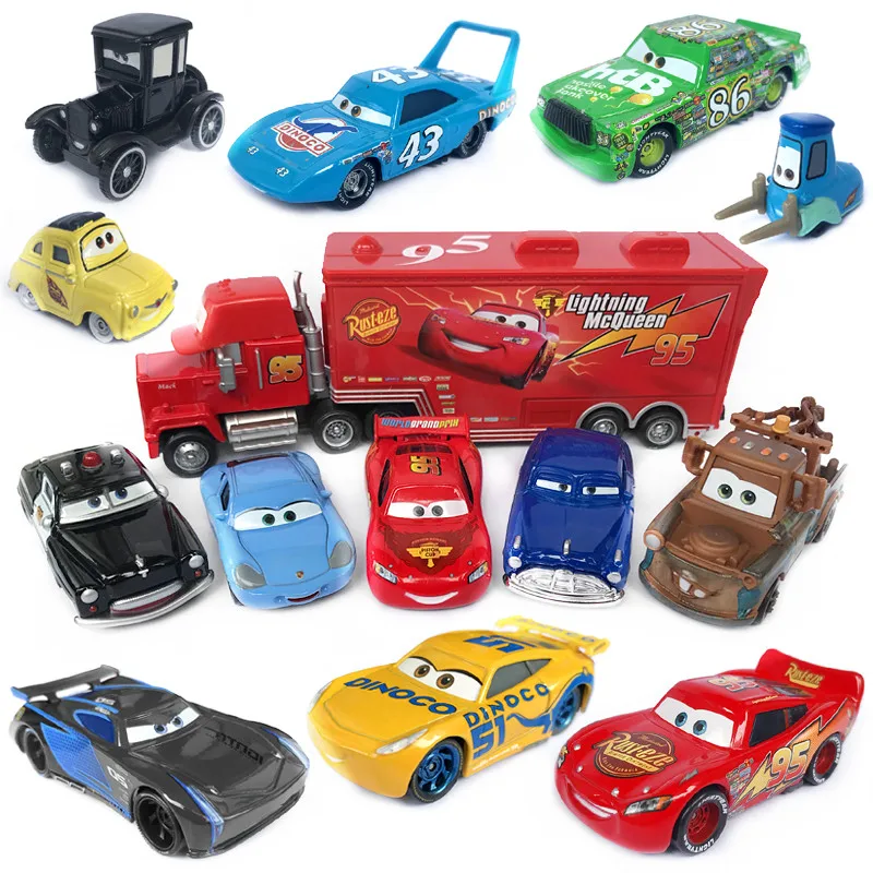 Популярные машинки Disney Lightning McQueen все стили машин Pixar 2 3 командных матера