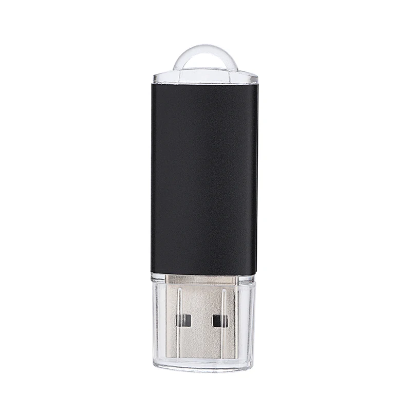 Водонепроницаемый USB флеш-накопитель 64 ГБ, флешка, мини USB флешка, 16 ГБ, металлическая флешка, 128 ГБ, флеш-карта памяти, 32 ГБ, usb 2,0, диск на ключ - Цвет: Black