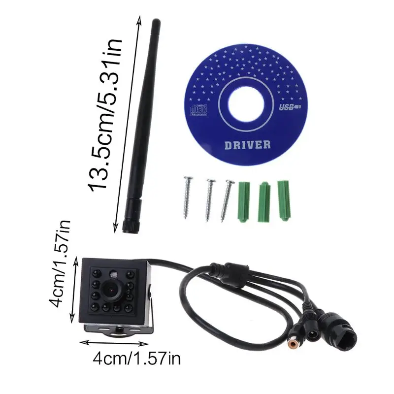 

Mini HD 720P WIFI Hidden Network IP P2P IR Night Vision Security Camera D08B