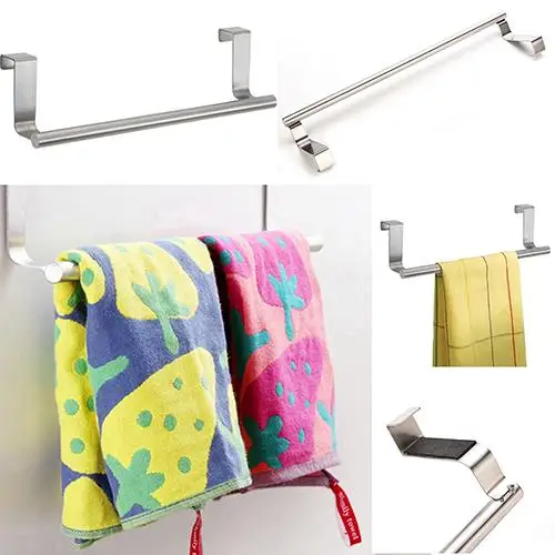 

Multifunctional Door Towel Over Holder Kitchen Drawer Hook Bathroom Scarf Hanger