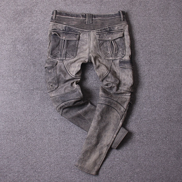 old leather pants