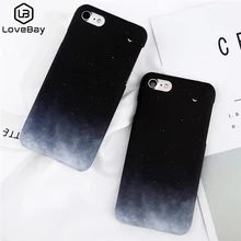 Lovebay чехол для телефона для iPhone 11 6 6 S 7 8 Plus X XR XS 11Pro Max звездное небо Луна Звезда вулканический ультра тонкий жесткий PC чехол