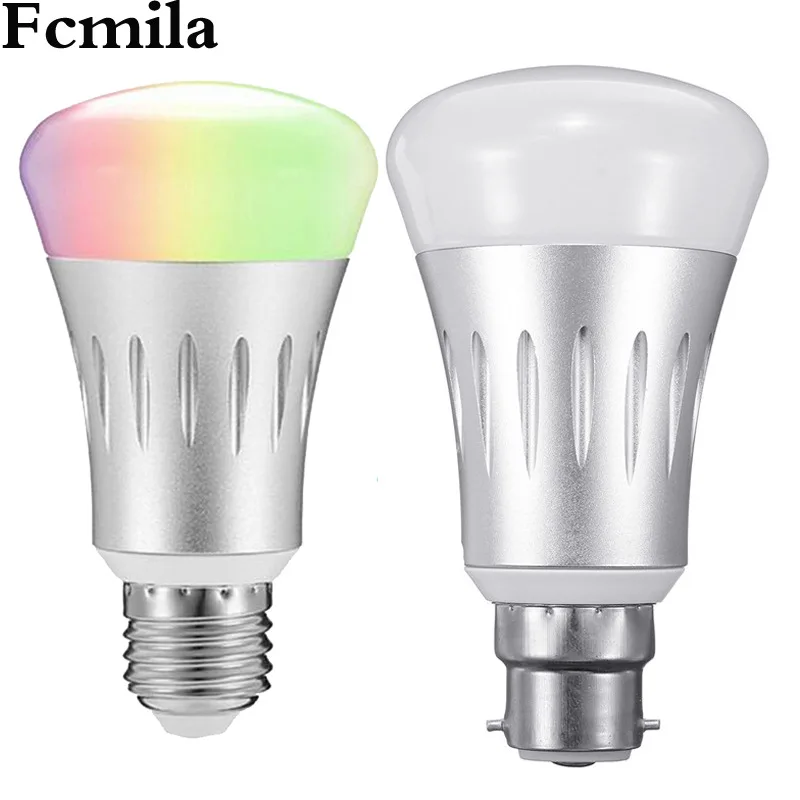 

Lighting Wifi Intelligent Bulb Lamp App Remote Control Color And Dimming Rgbw Led E26 E27 E14 B22 Luminaria 220v Living Room