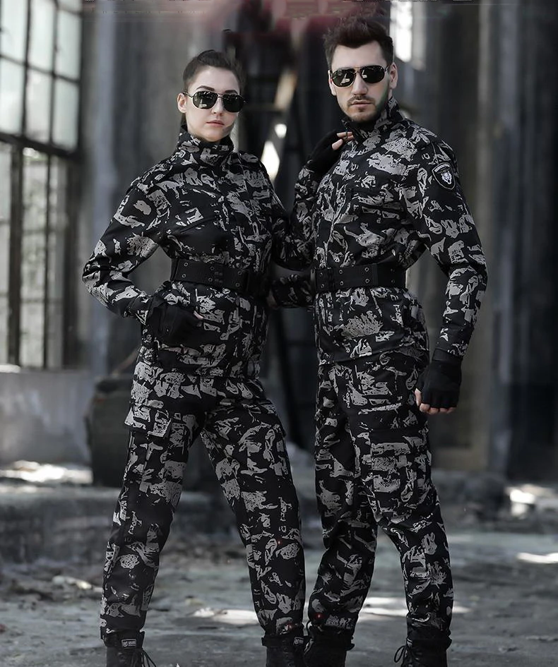 Details about   Police tactical operations black python pattern camouflage full clothing 