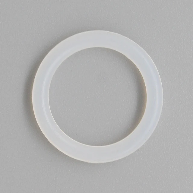 10PCS/Lot VMQ O Ring Seal Gasket Thickness CS1/1.5/1.9mm OD4-40mm Silicone Rubber Insulation Waterproof Washer Green Non-toxic white