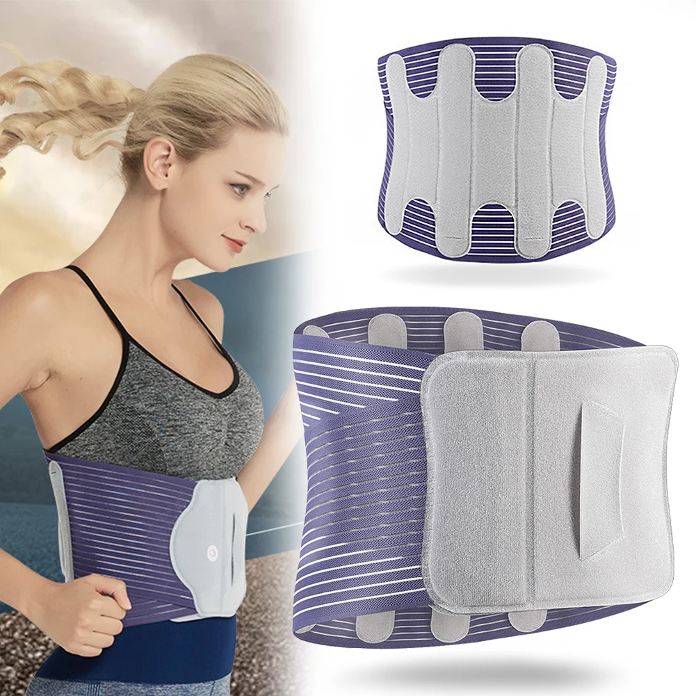 

Men Women Flexible Lumbar Support Effective Protective Waist Belt Pressurized Ergonomic Hot Pressing Practical Shaping Warm