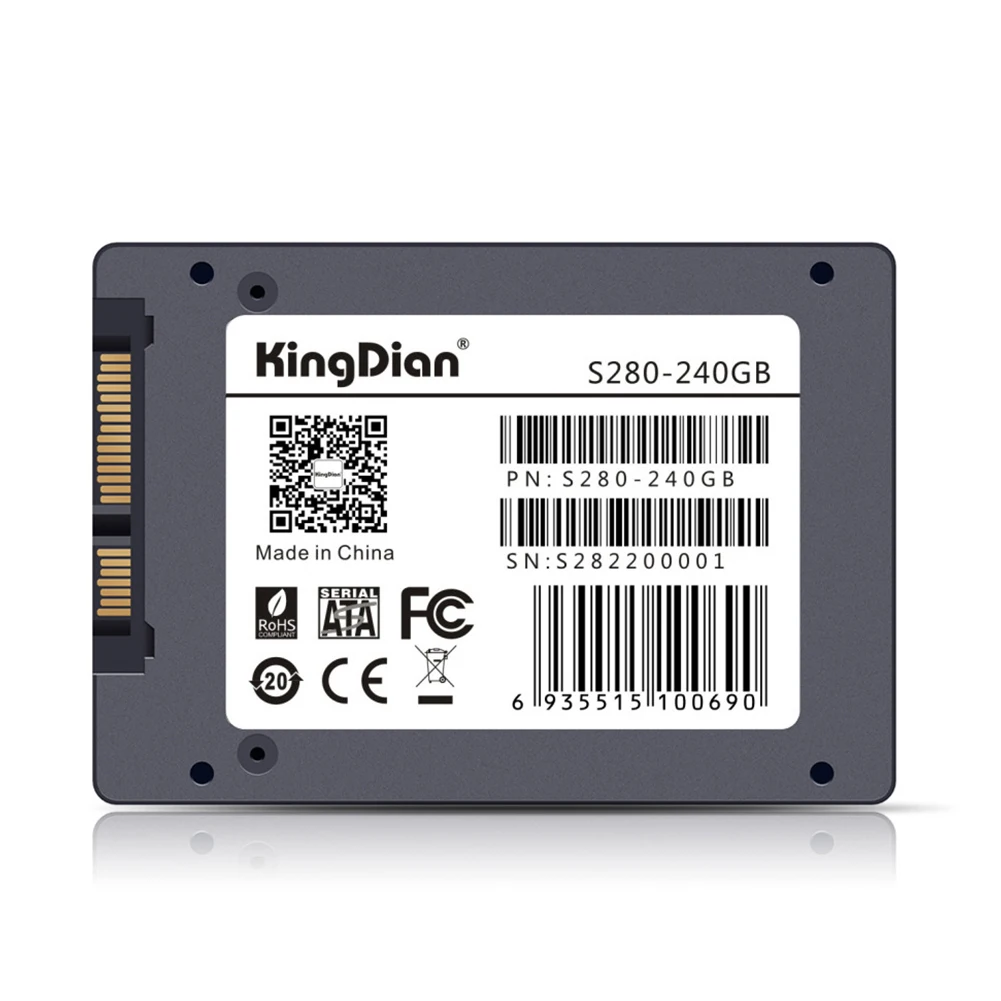 

Solid State Drive Mini Internal High Speed Ultra Thin SATA3 SSD Data Storage Plastic Portable Desktop Components Accessories